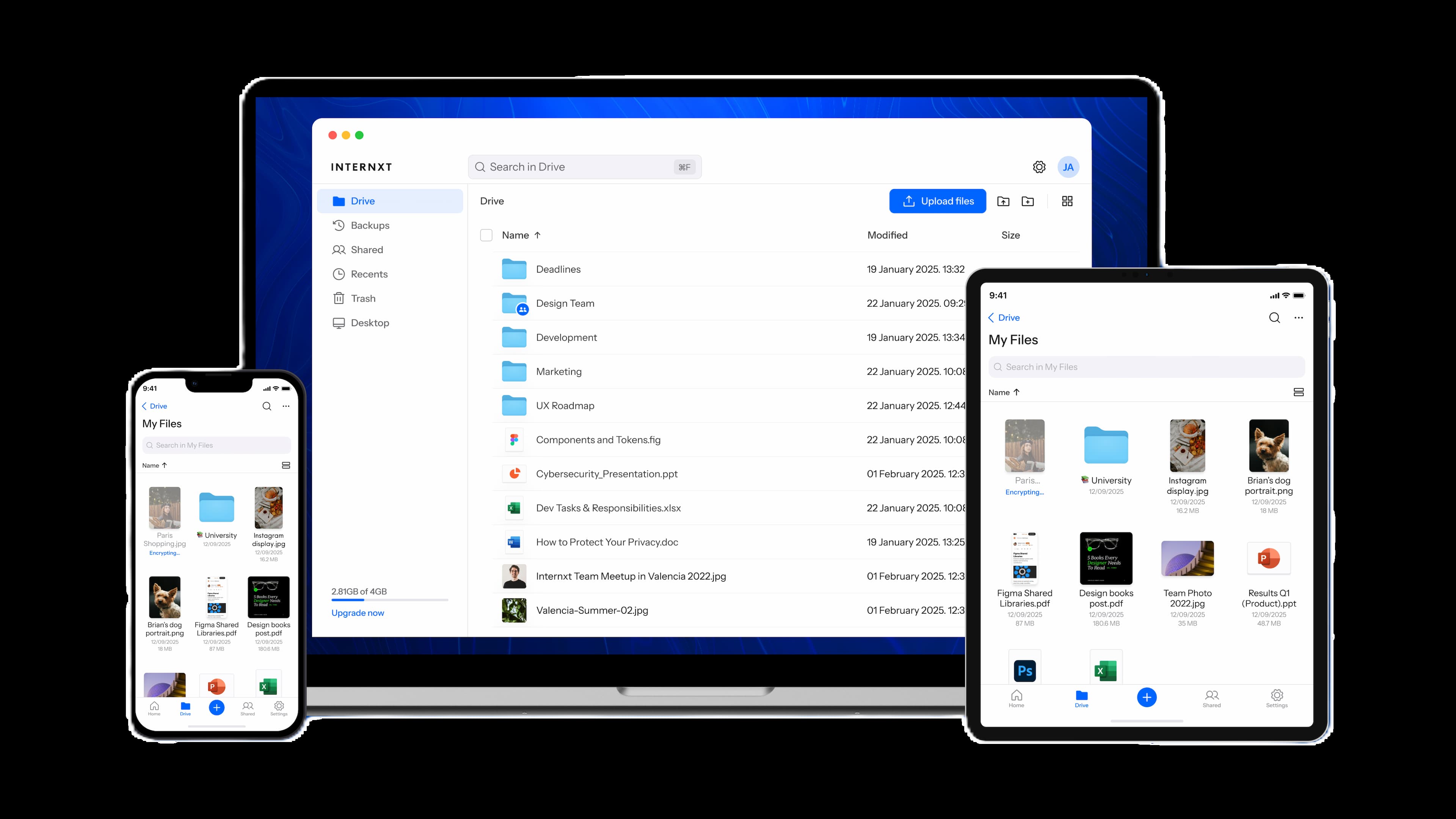 Internxt Secure Cloud Storage